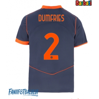 Inter Milan Denzel Dumfries #2 Tricou Fotbal Replică 2025-26 Barbati Treilea